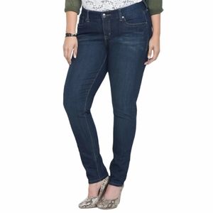 Torrid Dark Wash Curvy Skinny Jeans